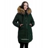 Модная зимняя детская куртка O'HARA d0301, темно-зеленая.