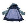 Зимняя детская куртка ФОБОС для мальчика, 243 модель, из мембраны,  синяя, вид внутри.
