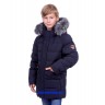 Куртка  зимняя O'HARA для мальчика, модель S44м, цвет синий.