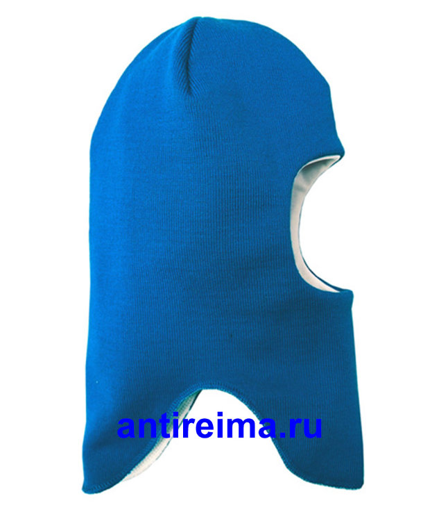 Вязанная финская детская шапка REMU (Travalle), цвет голубой.