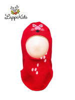 Вязанная детская шапка LAPPI Kids, модель A1, цвет красный.