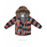 Зимняя куртка ХУППА  для мальчика, арт. 17200030-92709, вид сзади.