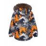 Зимняя куртка HUPPA  для мальчика, арт. 17200030-92848, вид сзади.