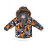 Зимняя куртка ХУППА  для мальчика, арт. 17200030-92848, вид сзади.