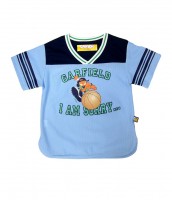 Футболка детская GARFIELD 3521, голубая.