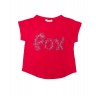 Футболка FOX для девочки KGS14-93116, красная.