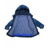 Куртка детская ФОБОС из мембраны, 223 модель, цвет синий, вид внутри.