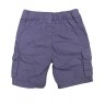 Летние детские шорты FOX для мальчика, мод.15507, цвет синий, вид сзади.