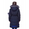 Пальто детское зимнее O'HARA для девочки, мод. S324, цвет синий.
