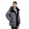 Зимняя детская куртка ОХАРА для подростка m0301, серая.
