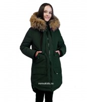 Зимняя куртка  O'HARA для девочки d0301, зеленый.